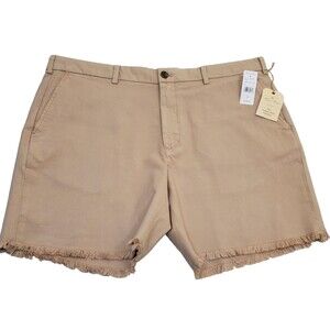 Brooks Brothers Bermuda Shorts Distressed Tan NWT Men's Waist 40